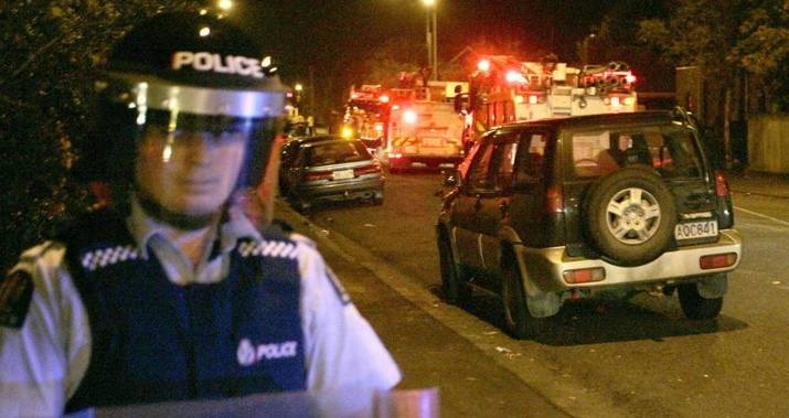 Police had to don riot gear in two separate mass disorder incidents in Hamilton and Huntly over the weekend