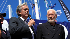 Garnier, left, admits calling his secretary sugar tits. Photo/Getty