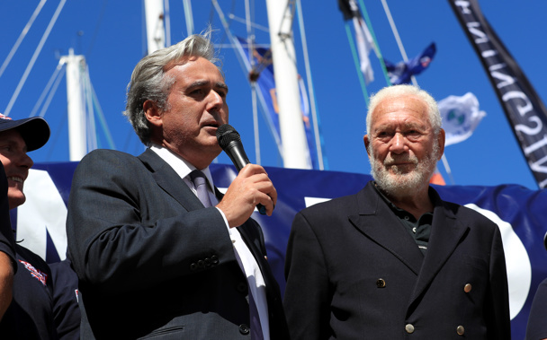 Garnier, left, admits calling his secretary sugar tits. Photo/Getty