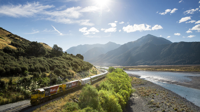 The iconic train service runs between Christchurch and Greymouth. Photo/Supplied