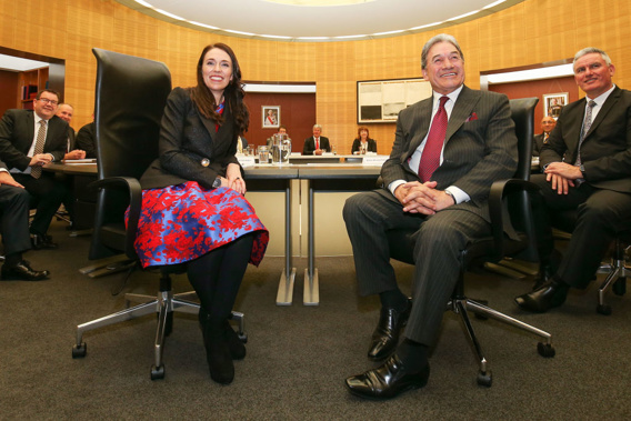 Winston Peters has been out of the spotlight letting Labour run the show. Photo/Getty