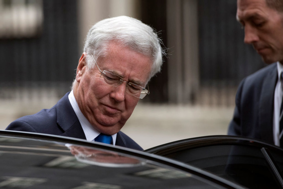 Former Defence Secretary Michael Fallon. (Photo \ Getty Images)