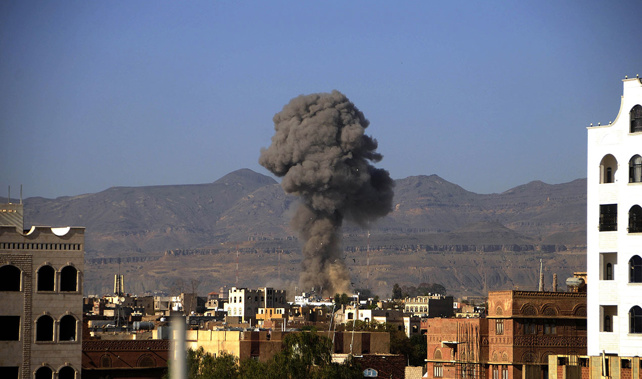 Airstrikes over Yemen have begun after a missile was launched at Saudi Arabia's main international airport in Riyadh. (Photo/ Getty)