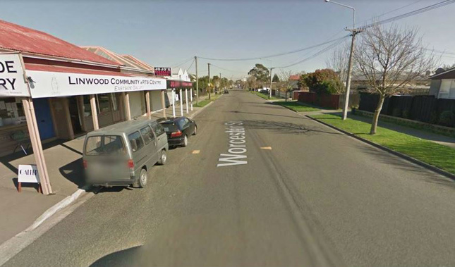 The fatal crash happened on Linwood's Worcester St, between England St and Tancred St, around 6.30pm. Photo/Google Maps