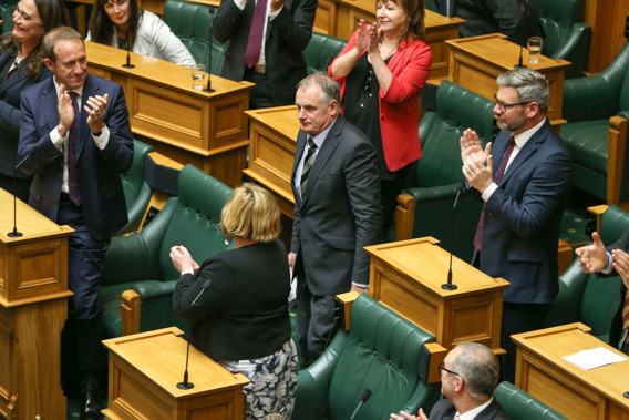 New Zealand's 52nd Parliament has opened, MPs have been sworn in and Labour MP Trevor Mallard has been elected unopposed as Speaker. (Photo \ Getty Images)