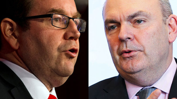 Steven Joyce has taken aim at his successor, Grant Robertson. Photo/Getty