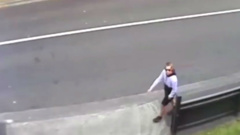 One suspect in footage released by the police. Photo/ Police