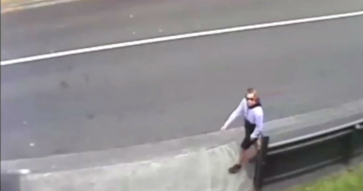 One suspect in footage released by the police. Photo/ Police