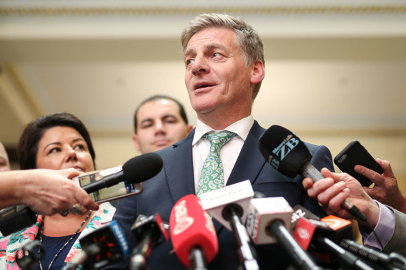 Bill English has told Jacinda Ardern that we rely on Australia. (Photo \ Getty Images)