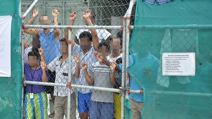Manus Island detainees (AAP) 