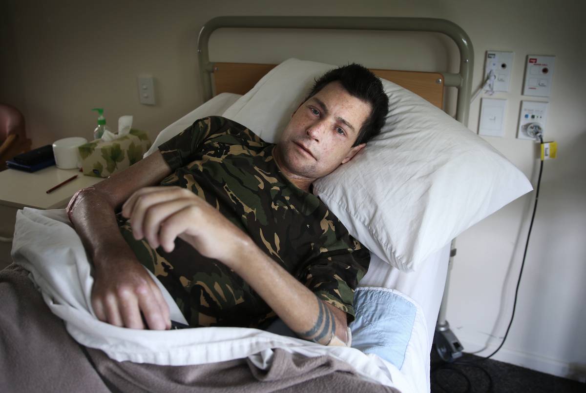 Former stonemason Callan Fabian has died from scleroderma, aged 44. (Photo \ NZ Herald)