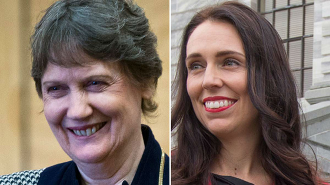 Helen Clark and her former staffer turned successor Jacinda Ardern. Photo/NZ Herald