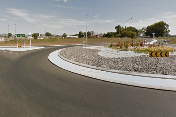 The crash happened near the Tatuanui roundabout on State Highway 27. (Photo / Google Street View)