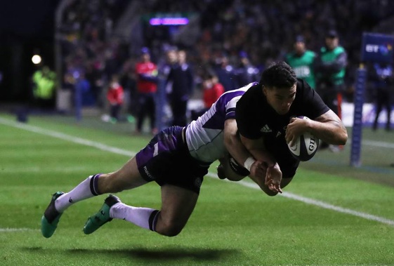 Cody Taylor scores against Scotland (Getty Images)