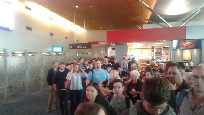 Some domestic flights have been delayed at Auckland airport after an issue occurred in security screening. (Photo / NZ Herald)
