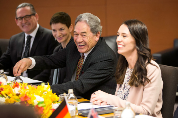 Winston Peters confessed to the existence of then-38 page coalition document. (Photo \ Getty Images)