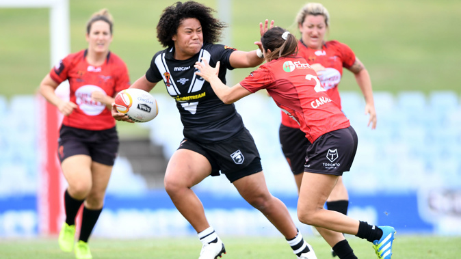 Fotu-Moala had an impressive campaign where she was among the leaders in metres and line break assists. (Photosport)