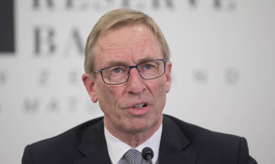 Acting Reserve Bank Governor Grant Spencer annoucing the LVR changes yesterday. (Photo/NZ Herald)