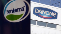 Fonterra Cooperative Group has been ordered to pay 105 million euros ($183 million) in damages to Danone over "food safety failures" in 2013 (Getty Images)