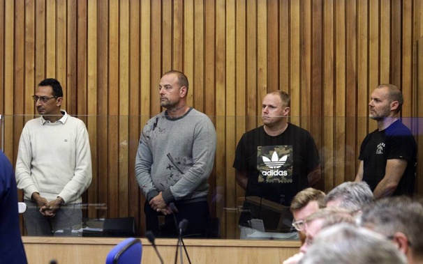 Police wanted the trial for Benjamin Northway, Matthew Scott, Mario Habulin, and Deni Cavallo moved from Tauranga to Auckland. (Photo \ NZ Herald)