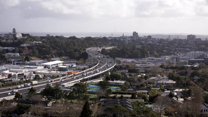 Land was taken under the Public Works Act to construct the Newmarket Viaduct in the 1960s. (Photo / Dean Purcell)