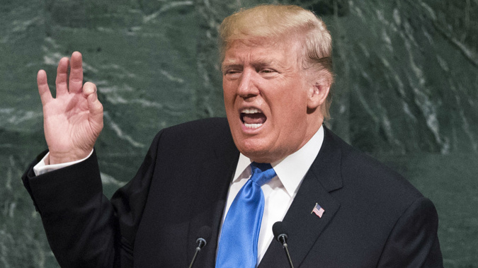 Donald Trump is threatening further global conflict over his decision. (Photo / Getty)