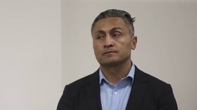 Former Shortland Street actor Rene Naufahu appears in Auckland District Court on September 1 this year. (Photo / Nick Reed)