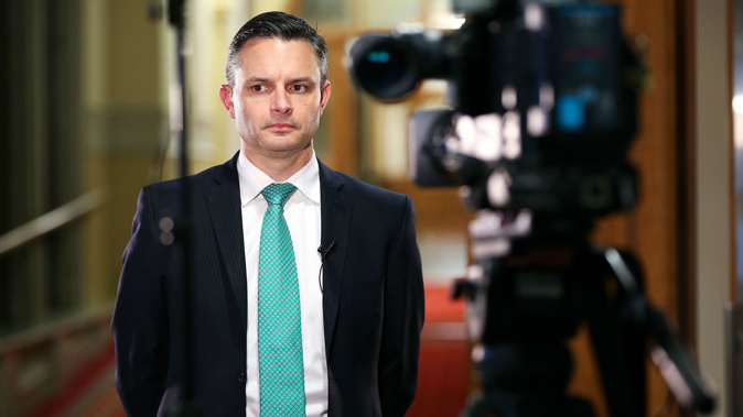 James Shaw is currently the sole leader of the Green Party. (Photo / Getty)