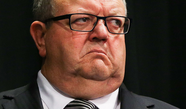 Gerry Brownlee is not happy with the Prime Minister's actions around Manus. (Photo / Getty)