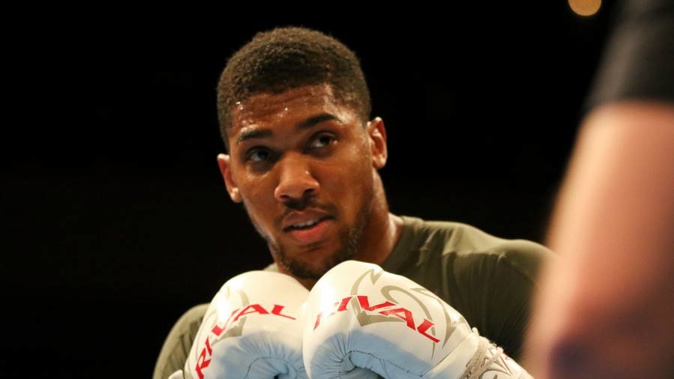 Anthony Joshua's title fight with Joseph Parker appears a step closer. (Photo \ Photosport)