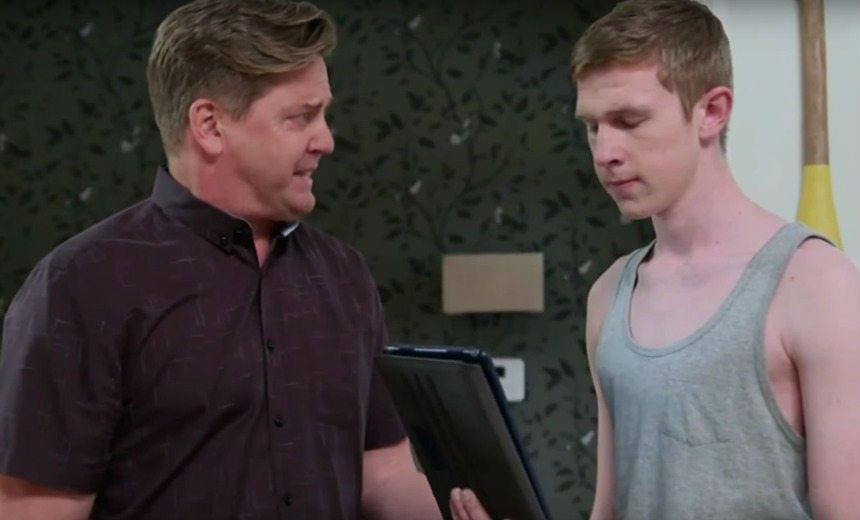 The scene has already become infamous. (Photo / TVNZ)