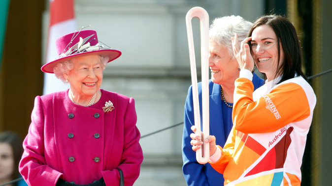 The Queen's Baton will tour New Zealand for six days next year. (Photo / Getty)