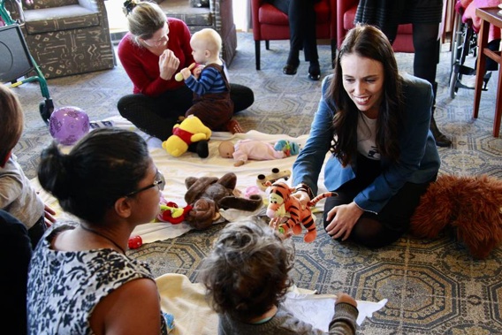 Prime Minister Jacinda Ardern made children the centre of her campaign platform. (Photo / Nick Reed)