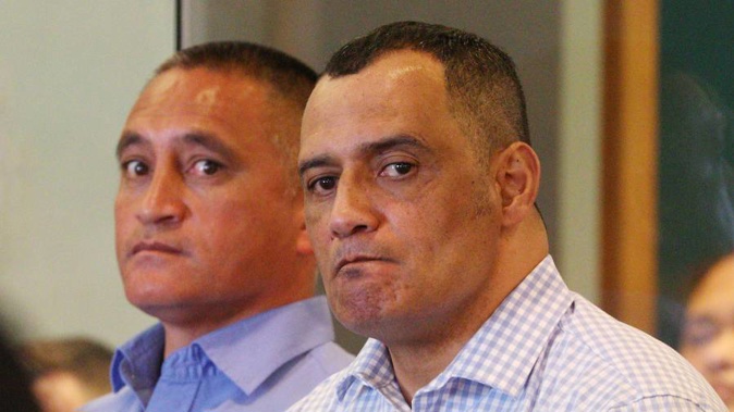 Inspector Hurimoana Dennis (right) says he will retire from the police after being acquitted of kidnapping last month. (Photo / Greg Bowker)