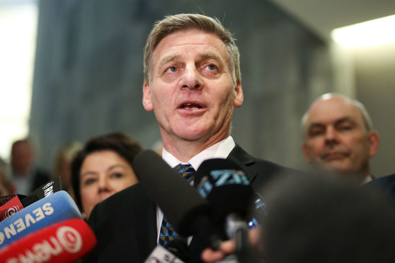 Bill English had little to say on Labour's half yearly fiscal update. (Photo / Getty)