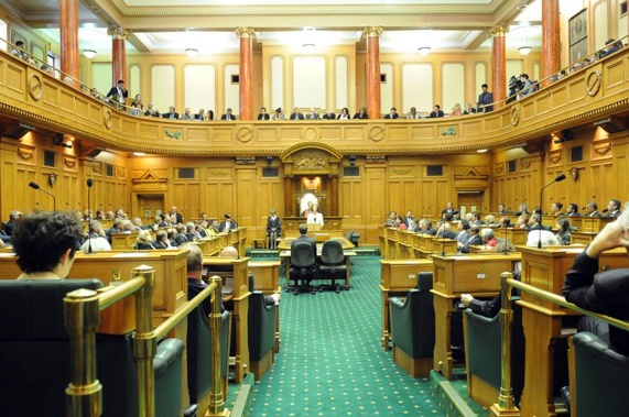 The Debating Chamber, Parliament, Wellington (Photo / Ross Setford)