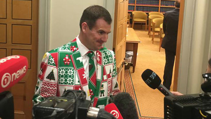 National MP Tim van de Molen takes the limelight. (Photo / Nicholas Jones)