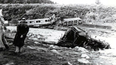 Tangiwai, as it is now simply known, is NZ's sixth most deadly disaster. (Photo: Graham Stewart, NZ Herald)