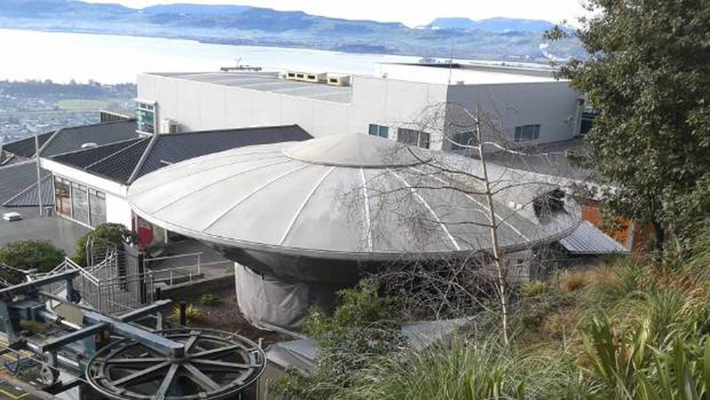 A 16m spinning spaceship from an old Silverdale amusement park garnered some interest. (Photo / TradeMe)