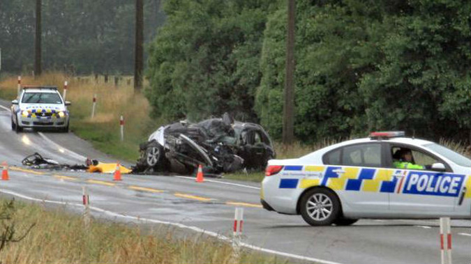 Police believe speed was a factor in the fatal crash. (Photo \ NZ Herald)