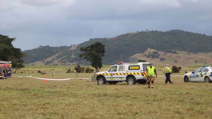 The light plane crash happened on New Year's Day. (Photo / NZ Herald)