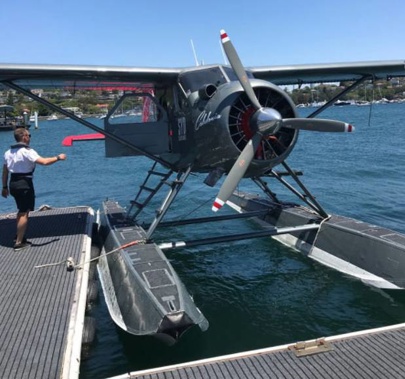 The sea plane before it crashed on New Year's Eve. (Photo / Supplied)