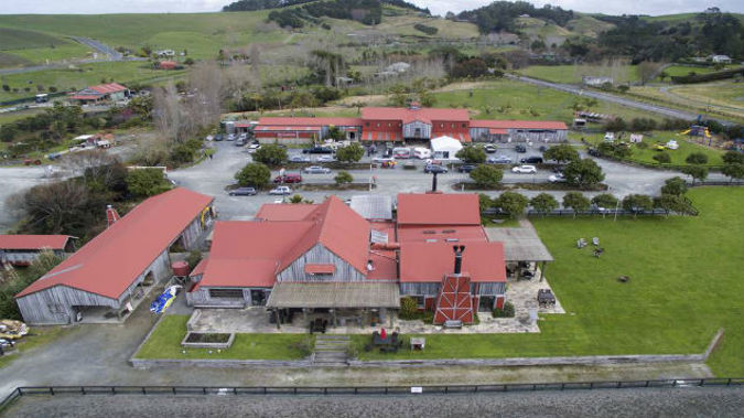 The crash at Matakana has coused holdups for those heading to see rocker Bryan Adams at Matakana Country Park tonight. (Photo: NZ Herald/Supplied)