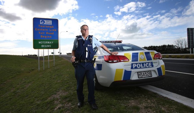 Western Bay of Plenty acting head of road policing Sergeant Wayne Hunter says there are plenty of speeders on a daily basis on the Tauranga Eastern Link. (Photo / file)