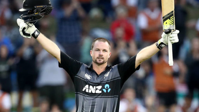 Colin Munro scored 104 off just 53 balls as the Black Caps crushed the West Indies to win the T20 series 2-0. (Photo \ Getty Images)