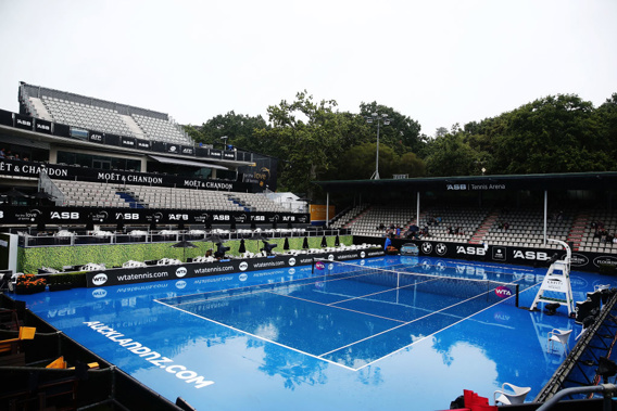 Thursday's play was washed out the ASB Classic. (Photo \ Getty Images)