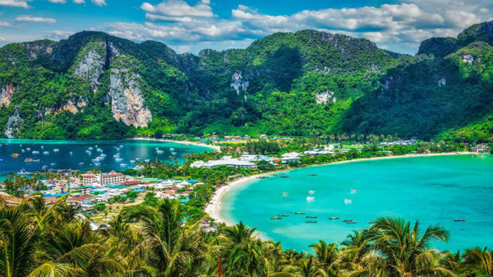 The woman's body was found floating off Phi Phi Island on Wednesday local time. (Photo: 123RF/NZ Herald)