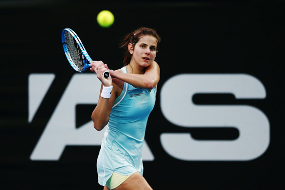 Second seed Julia Goerges has beaten Polona Hercog 6-4, 6-4 on Centre Court. (Photo: Getty Images)