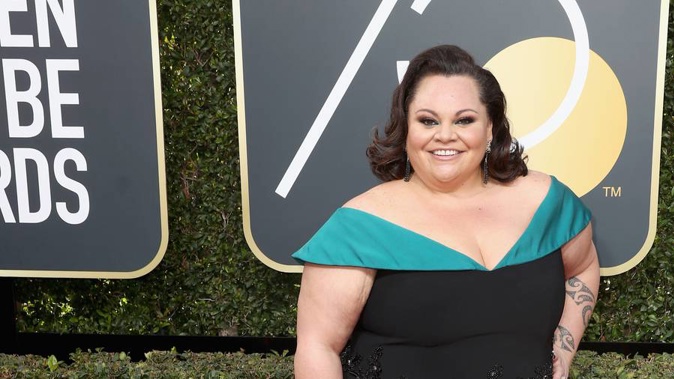 Maori singer Keala Settle attends The 75th Annual Golden Globe Awards at The Beverly Hilton Hotel. (Photo / Getty)