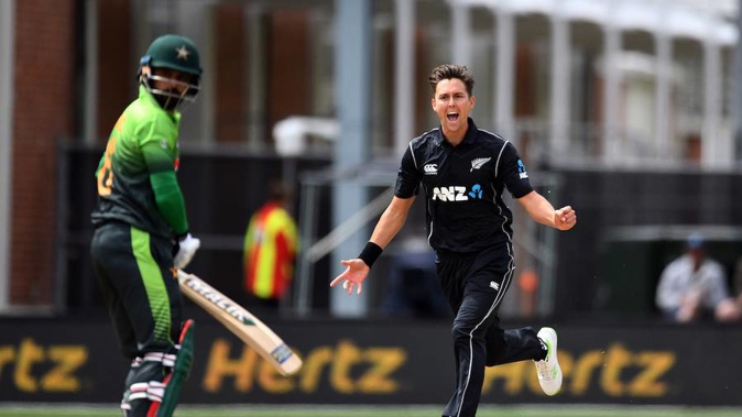 Trent Boult played a significant role in demolishing Pakistan. (Photo / Photosport)